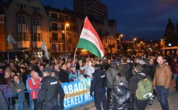 Székely Szabadság Napja: incidensek nélkül ért véget a tüntetés Marosvásárhelyen
