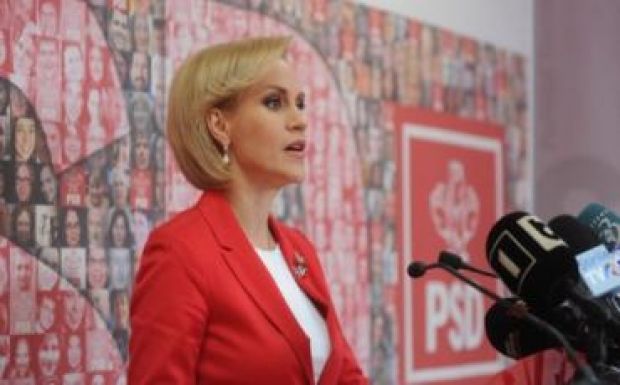 Gabriela Firea a szociáldemokraták bukaresti főpolgármester-jelöltje