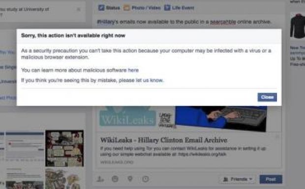Hillary Clinton javára cenzúráz a Facebook?