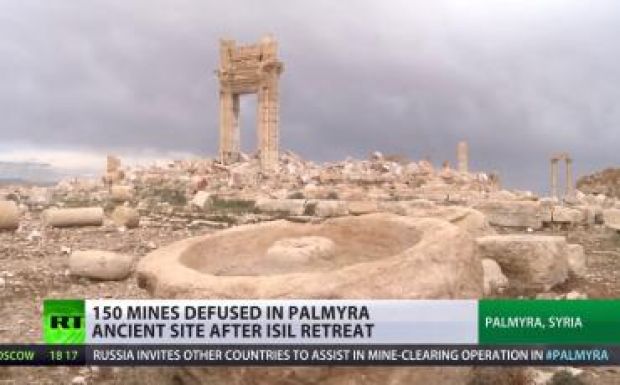 A robbanóanyagoktól tisztítják meg a visszafoglalt Palmürát