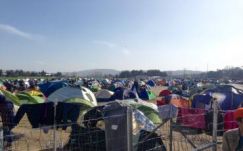 M1: humanitárius katasztrófától tartanak a görög-macedón határon