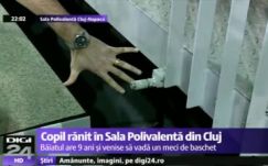 Négy méter magasból zuhant le egy gyerek a kolozsvári sportcsarnokban