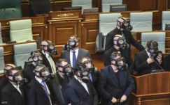 Ezúttal távol maradt a könnygáz a koszovói parlamenttől