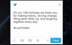 Tizedik születésnapját üli a Twitter