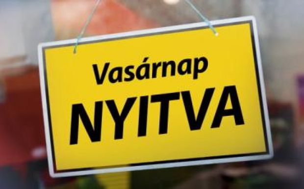 Ismét kinyithatnak vasárnap a boltok Magyarországon