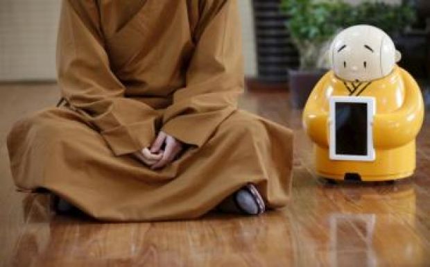 Robot szerzetest üzemeltek be egy buddhista templomban