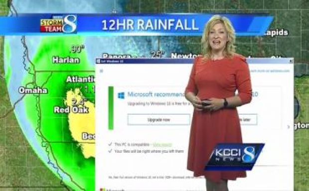 Időjárásjelentés közben akart frissíteni a Windows 10