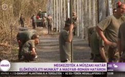 Elkezdték a kerítés előkészítését a román-magyar határon is