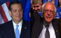 Amerikai elnökválasztás: Wisconsinban Cruz és Sanders nyert