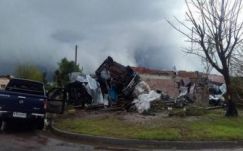 Tornádó csapott le egy uruguayi kisvárosra