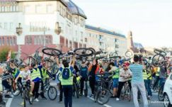 Három az egyben kerékpáros felvonulást tartottak Marosvásárhelyen