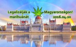 Budapesten tüntetnek a marihuána legalizálásáért