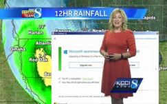 Időjárásjelentés közben akart frissíteni a Windows 10