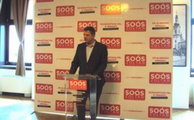 Soós Zoltán programja egy mondatban: változás kell Marosvásárhelyen