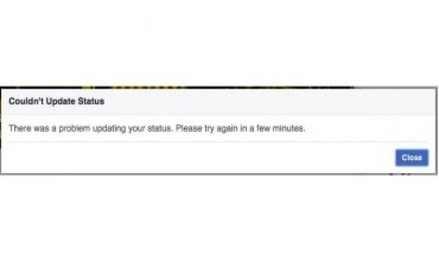 Probléma van a Facebookon