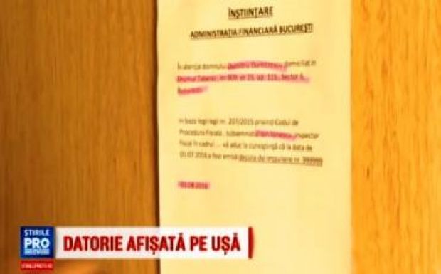 Törvénymódosítás: felszólításokat ragaszthat az ANAF az adósok ajtajára