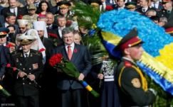 Zavargások árnyékolták be Ukrajnában a győzelem napi megemlékezéseket
