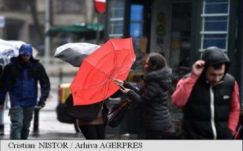 Kiadós esőre és erős szélre figyelmeztetnek a meteorológusok
