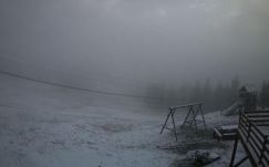 Nem olvadt el a májusi hó a Madarasi Hargitán