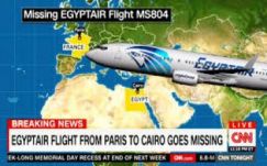 FRISSÍTVE: Terrortámadás miatt zuhanhatott a tengerbe a Párizsból Kairóba tartó repülőgép?