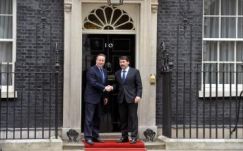 David Cameron fogadta Áder János magyar köztársasági elnököt