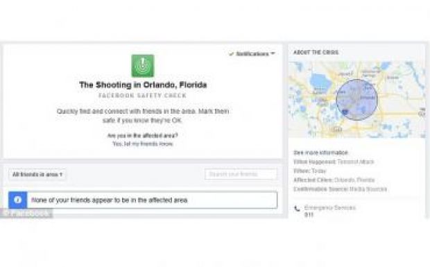 Először kapcsolta be vészfunkcióját a Facebook az USÁ-ban