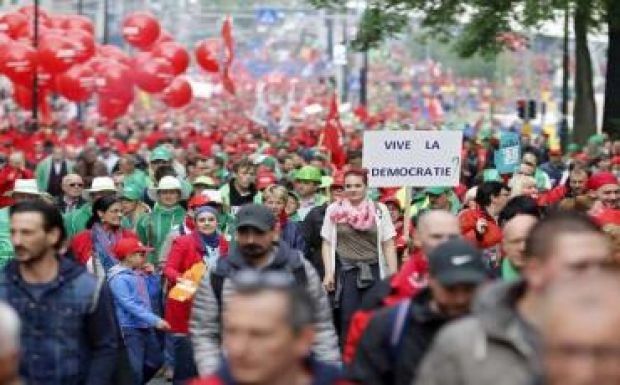 Sztrájkok bénítják meg Belgiumot