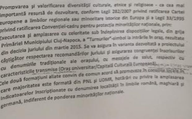 Többnyelvű helységnévtáblákat ígér Kolozs megyében a PNL