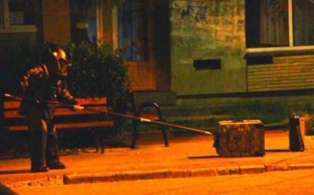 Bombariadó volt hétfő este Szatmárnémetiben