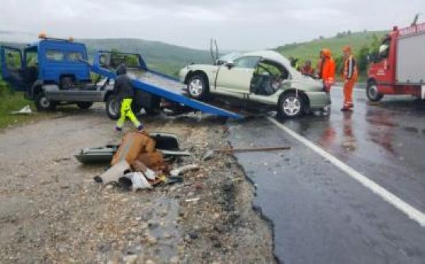 Súlyos baleset történt a Szeben megyei Nagyapoldon 