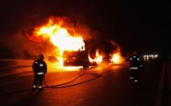 Meghalt egy romániai kamionos az M7-es autópályán