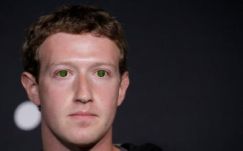 Zuckerberg élő adásban vallotta be, hogy nem gyíkember