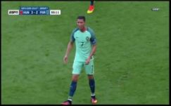 EURO-2016: Ronaldo többször is kiviselte magát