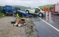 Súlyos baleset történt a Szeben megyei Nagyapoldon 