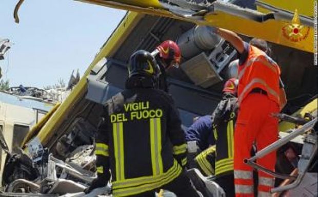 Tovább nőtt az olaszországi vonatbaleset áldozatainak száma