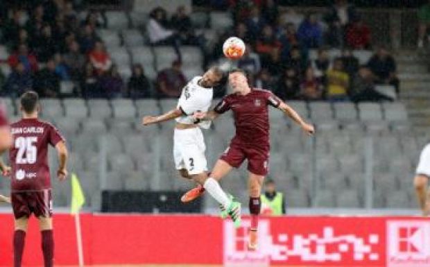 Nagy meccs előtt a román focibajnok 