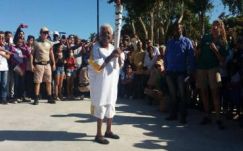 Rio 2016: 106 éves a legidősebb fáklyavivő