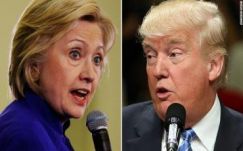 Hillary Clinton valamennyi felmérés szerint jelentősen vezet Donald Trump előtt