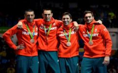 Rio 2016: bronzérmes a magyar férfi párbajtőrcsapat