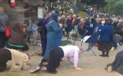 Porban csúsztak a hívek Nagyboldogasszony ünnepén