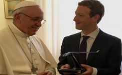 Mark Zuckerberg és a pápa találkozott
