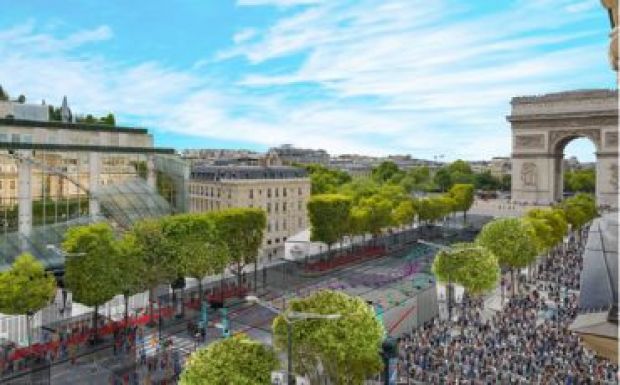 Drónok lepték el Párizs legismertebb sugárútját