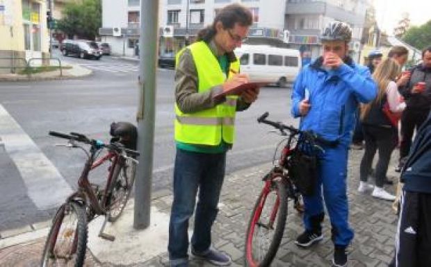 Együtt kávéztunk reggel a marosvásárhelyi kerékpárosokkal