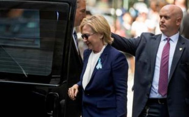 Betegsége miatt szünetel Hillary Clinton kampánya