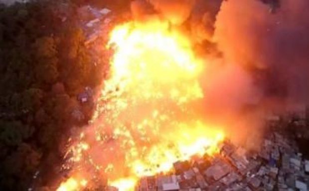 Tűzvész pusztított Sao Paulo egyik nyomortelepén