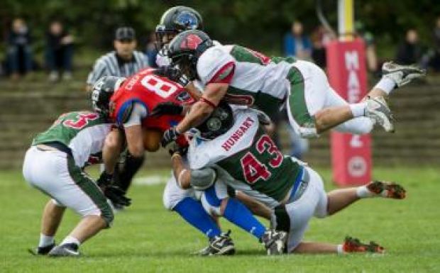Első győzelmére készül a magyar amerikaifutball-válogatott 