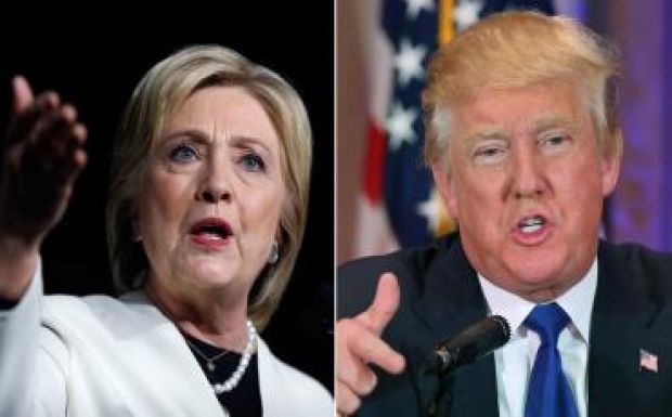 Amerikai elnökválasztás: fej-fej mellett Clinton és Trump