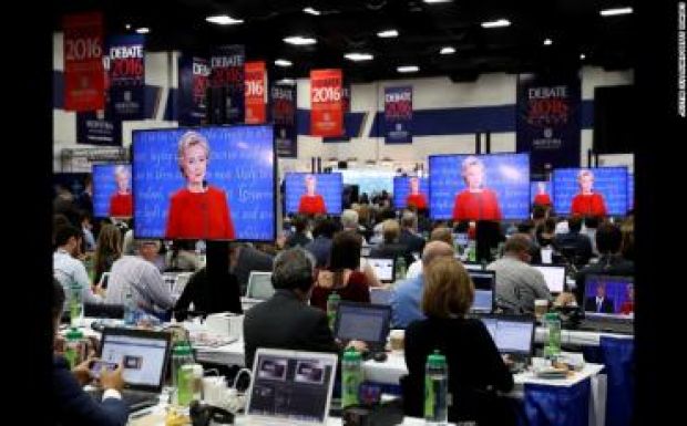 Az első értékelések szerint Clinton nyerte az első elnökjelölti vitát
