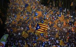 Több mint félmillió katalán vonult utcára a függetlenségért