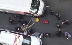 Húsbárddal támadt a rendőrökre, tizennyolcszor lőttek rá